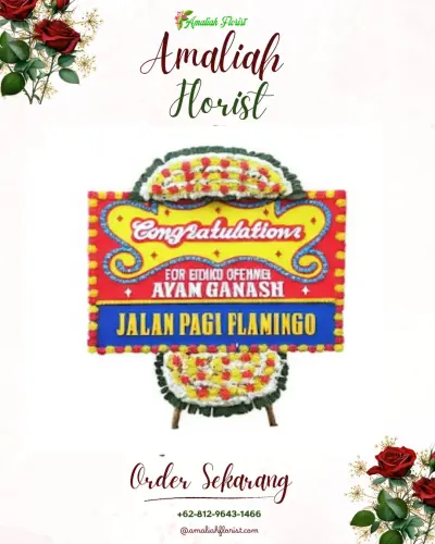 Bunga Papan Congratulation di Karangnongko